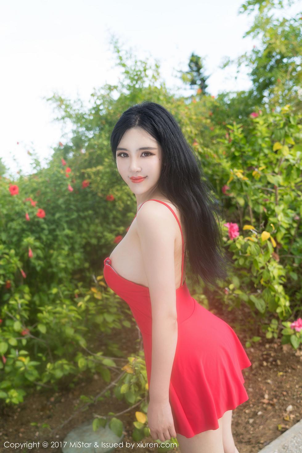 Liu Yu'er Saipan Island Travel Photoshoot Beach One-piece Bikini Curvy Figure Gorgeous Photo Set 48P 7