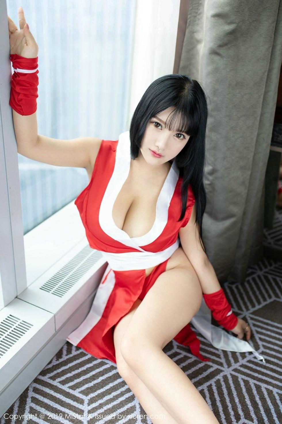 巨乳小尤奈私房COS不知火舞秀火辣身材喷血绝美写真40P 6